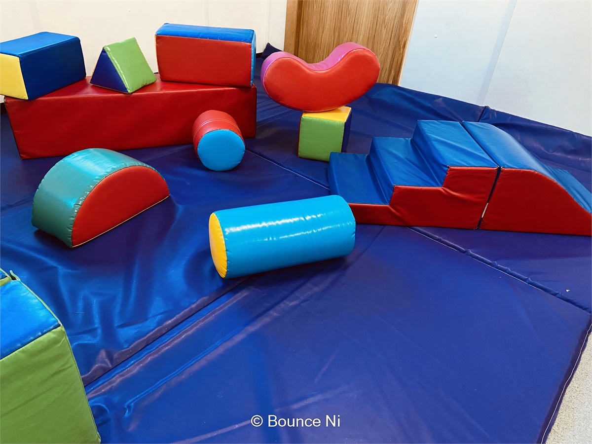Large Multi Coloured Soft Play Area Hire in Counties Antrim, Down Armagh,  Fermanagh, Tyrone, and Derry Londonderry Bounce Ni