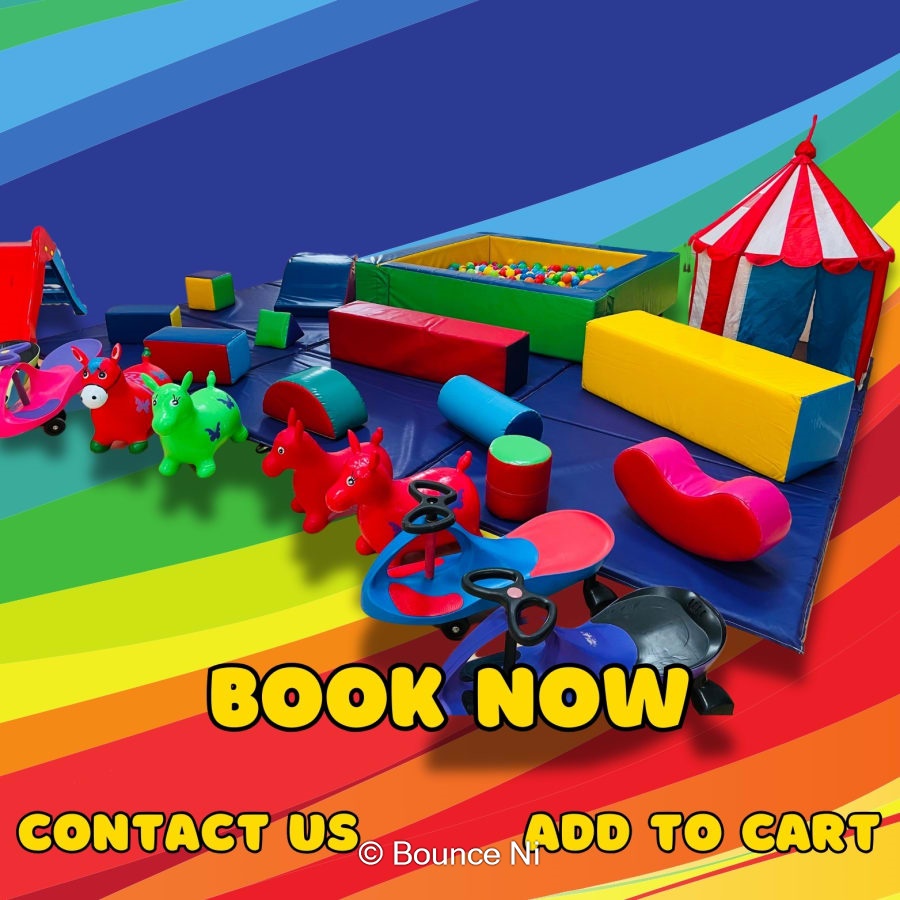 Large Multi Coloured Soft Play Area - Hire in Counties Antrim, Down ...